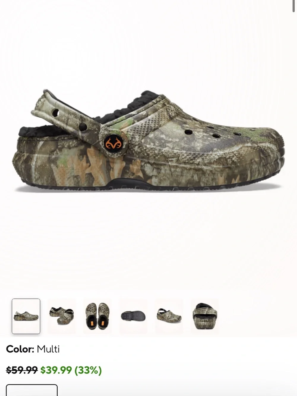 Kids Realtree Crocs